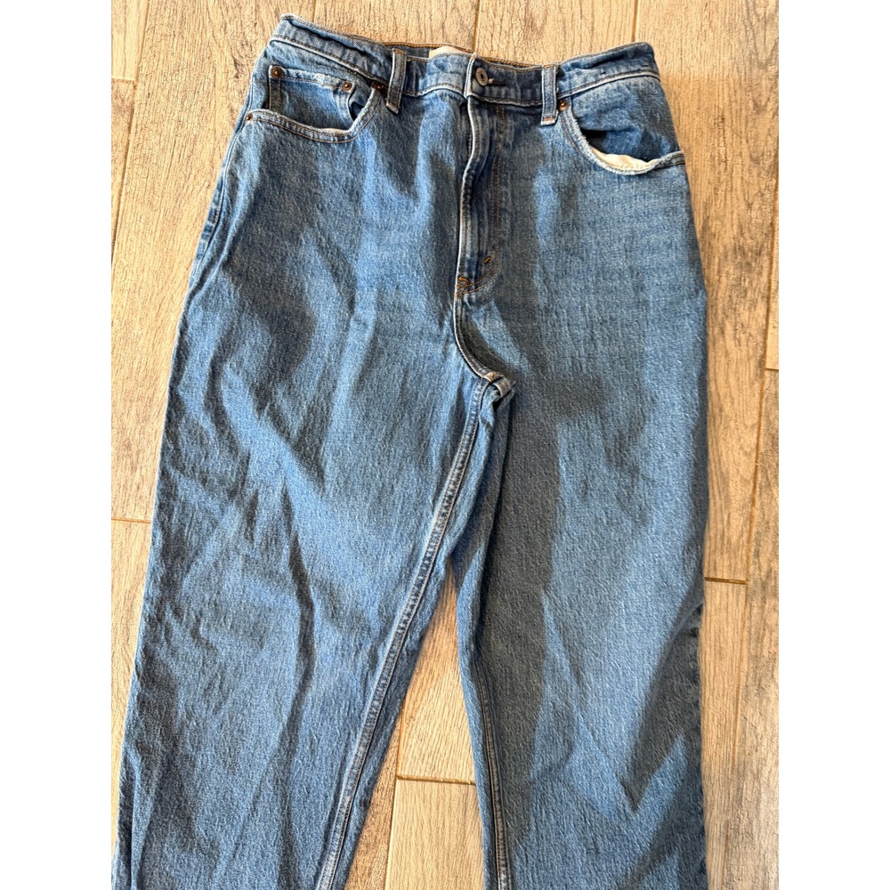 Abercrombie & Fitch The 90s Straight Jeans‎ 30 10R 10 Curve Love Ultra High Rise - Picture 5 of 12